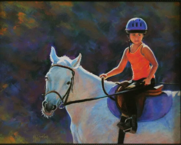 Girl and Horse