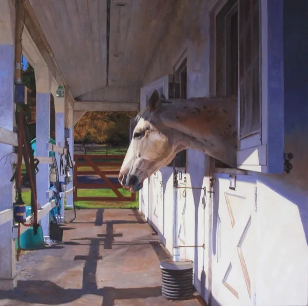 Horse in Stable